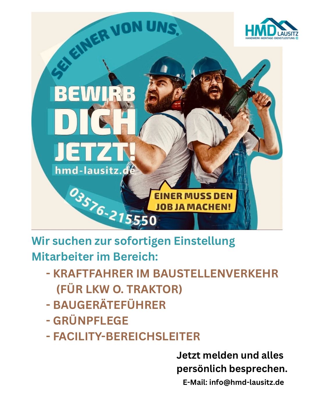 Mitarbeiter gesucht