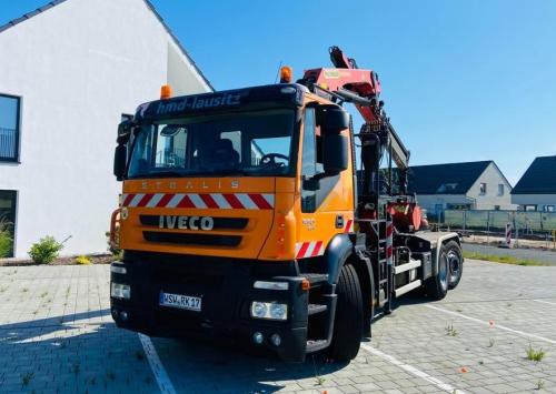 IVECO Stralis 6x4 Abroller m. Kran - 26000kg
